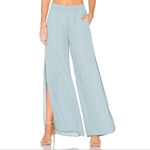 Onia Open Slit Cover Up Pants in Peach M